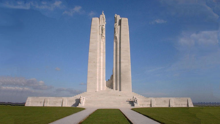 The Canadian National Vimy Memorial Hill